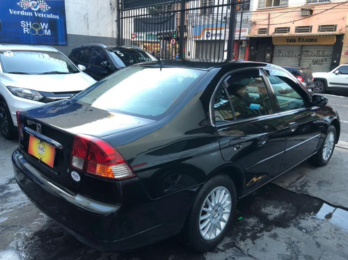 Imagem 4 de 12 de Honda Civic Lxl 1.7 Automático + Couro