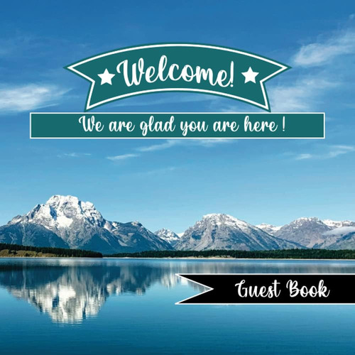 Libro: Welcome We Are Glad You Are Here!: Pretty Guest Book