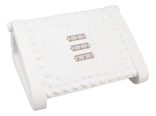 Apoio Para Os Pés Branco Branco Embaixo Da Mesa, Ajustável E