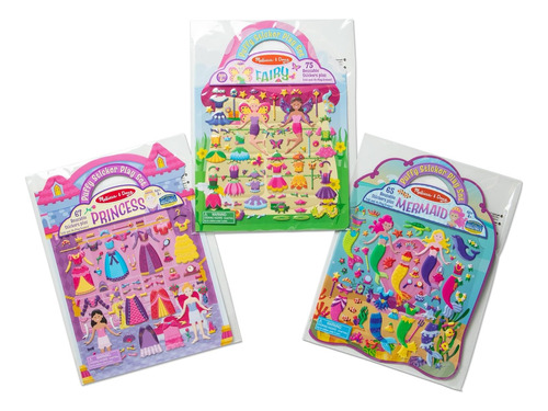 Set De Pegatinas Esponjosas Melissa And Doug 3 Pzs