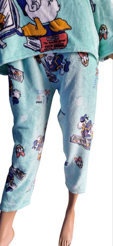 Pijama 2 Piezas Afelpado Personaje Dama