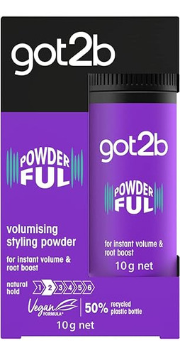 Got2b Schwarzkopf Powder Ful   Polvo Unisex Para Peinar El C