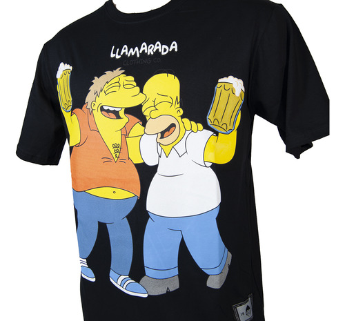 Barney Gómez Homero Simpson Remera Algodon Duff