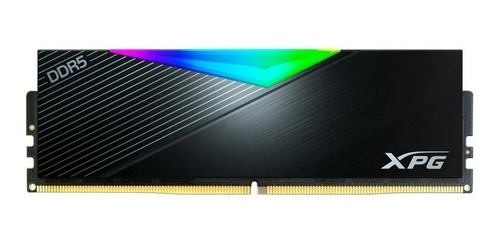 Imagen 1 de 3 de Memoria RAM Lancer RGB gamer color negro 16GB 1 XPG AX5U5200C3816G-CLAR