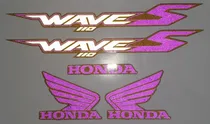 Comprar Calcos Honda Wave 110s Reflectiva Violeta