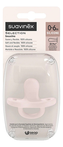 Chupones Sxpro 0-6meses Todo Silicon Essence 2pz Suavinex Color Rosa