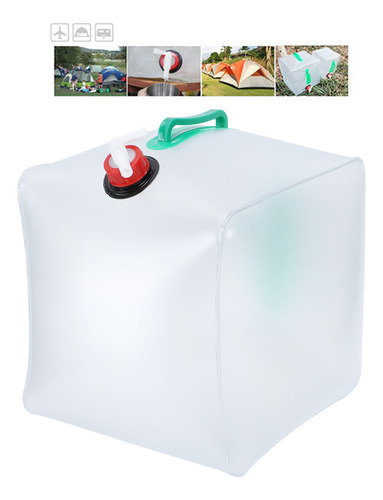 Contenedor De Agua, Bolsa Plegable De 20 Litros, Cubo Plegab