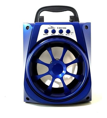 Caixa De Som Grasep D-bh1066 Usb - Display Led