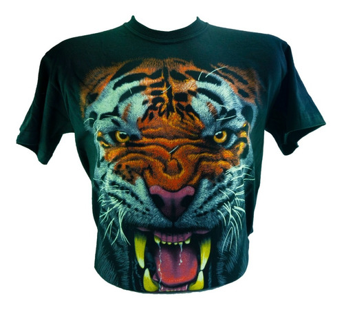 Camisetas De Animales (tigre Estampado)