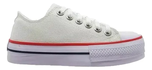 Zapatillas Jaguar Lifestyle Mujer Plataforma Blanco Ras MercadoLibre