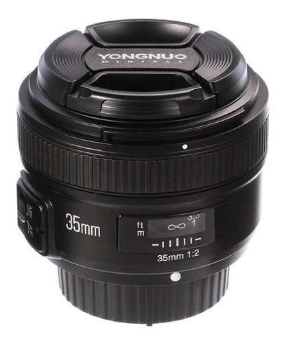 Lente Yongnuo fijo 35mm F2.0 compatibles con camaras Nikon