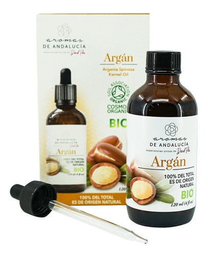 Aceite Vegetal Natural Bio Aroma A Argan 120 Ml