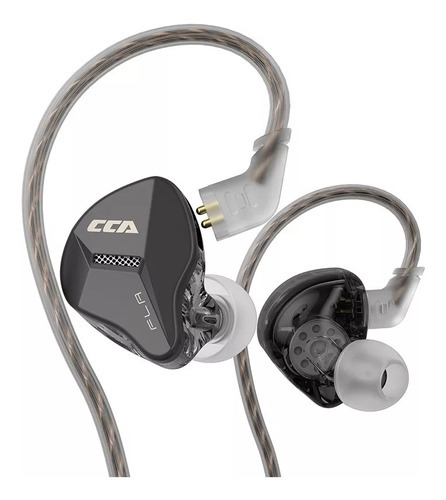 Fones de ouvido de monitoramento Cca Fla Hifi Sound + Acessórios e cor da capa: preto, cor clara, sem luz