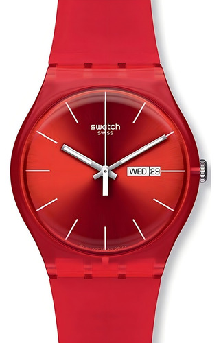 Reloj Swatch Mujer Red Rebel Suor701 Mujer .