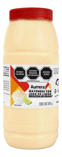 3 Pzas Mayonesa Reducida En Grasa Aurrera Con Jugo De Limón