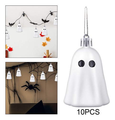10 Piezas De Adornos Colgantes De Fantasmas De Halloween De