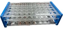 Comprar Gradilla Acrilico Para 50 Tubos Ensayo 13mm Diámetro 
