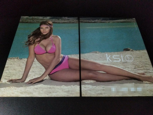 (pf476) Publicidad Zaira Nara * Ksi (Usado)