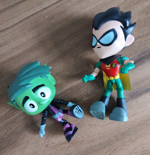 Teen Titans Go Dc Comics Chico Bestia Y Robin Imp. Jazzwares (Usado)