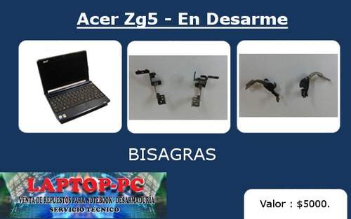 Bisagras Acer Zg5