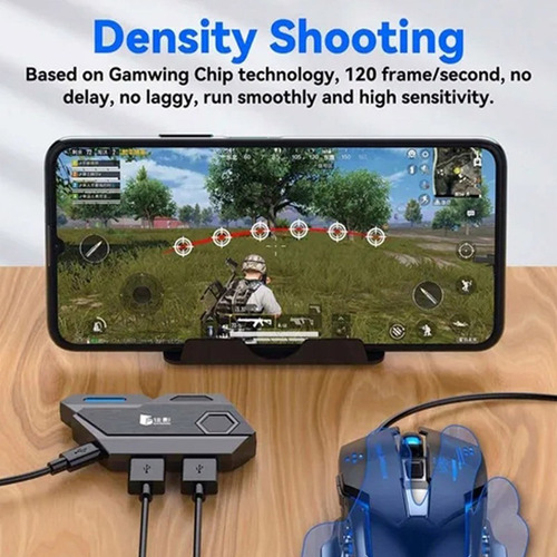 Paquete Combinado De Mouse Y Teclado Para Juegos Móviles Y