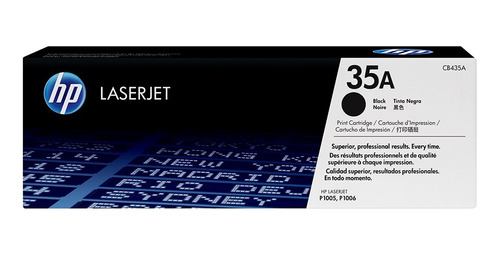 Toner Hp P1005 P1006 Hp 35a Original Cb435a Negro