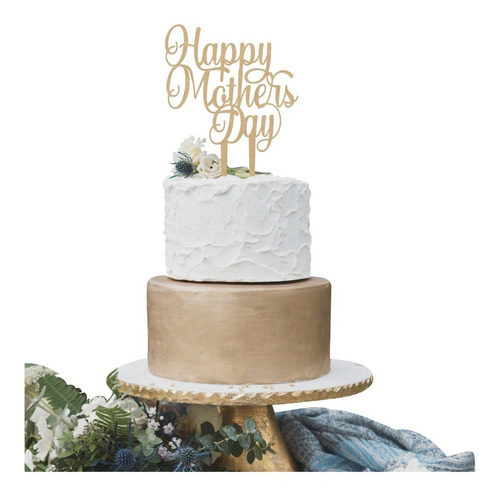 Imagen 1 de 10 de Letrero Para Pastel Mama Te Amo Topper Cake Art943