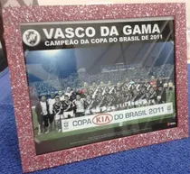 Comprar Quadro 20x30 Cu002F Moldura E Vidro: Vasco Campeão Copa Br 2011