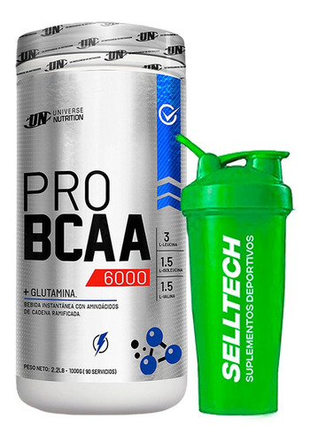 Aminoácido Universe Nutrition Pro Bcaa 6000 1kg Citrus Punch