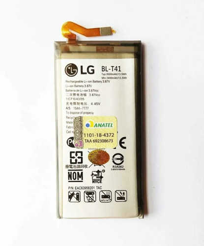 Bateria Bl-t41 LG G8 Thinq Nova Original