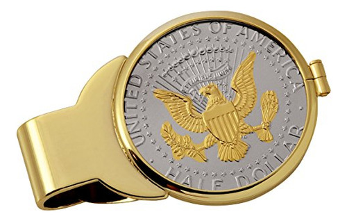 Clip Para Monedas - Sello Presidencial Jfk Half Dollar Selec