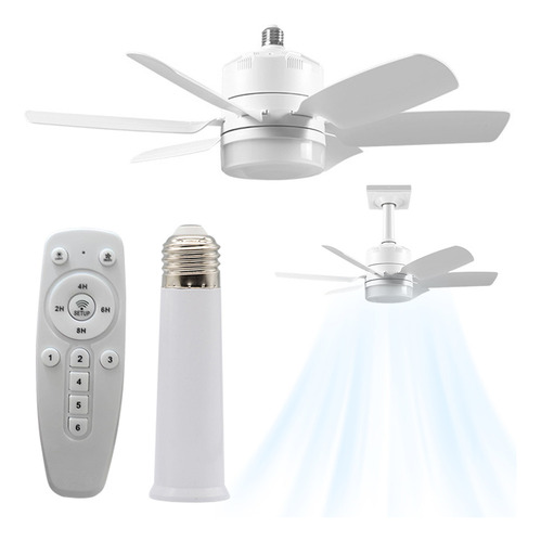 Lámpara De Ventilador De Techo Pequeña De 50 Cm, 3 Colores