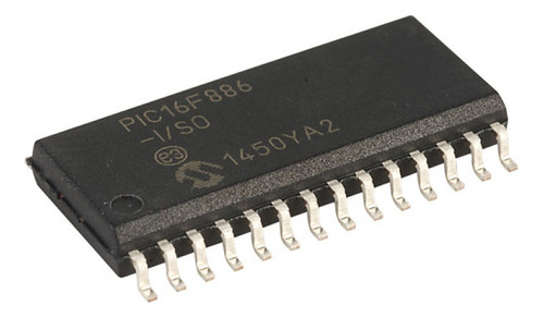 Pack X10 Microprocesador Pic 16f886 I/so Smd Microchip
