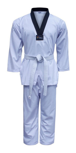 Dobok Taekwondo Con Cinturón Blanco