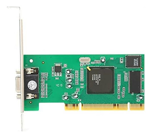 Tarjeta Gráfica Sanpy Pci Vga 8mb, 32 Bits, Múltiples Visual