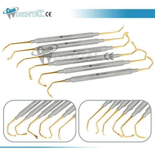 Kit Espatulas Levantamiento De Seno Dental Importadas 6 Unid