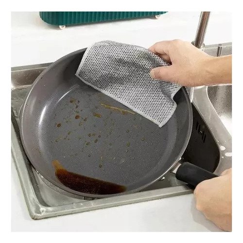 20 Trapos De Cocina De Malla De Alambre Sin Aceite