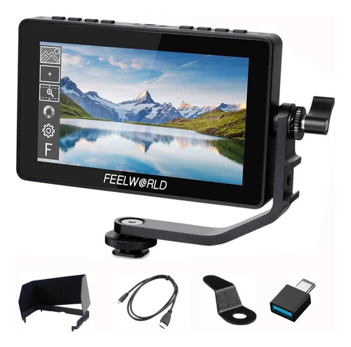 Feelworld F5 Pro V4 - Pantalla Tactil De 6 Pulgadas, Camara