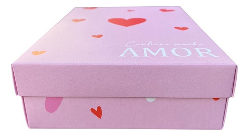 Caja Para Bombones Galletitas O Alfajorcitos X 10 Unid Rosa Y Rojo