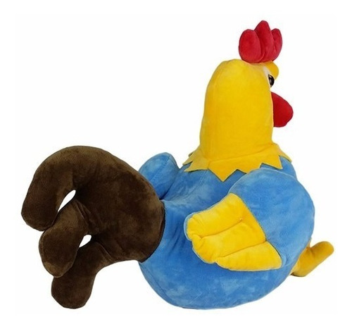 Imagem 3 de 3 de Galinha De Pelúcia Azul - Fazendinha