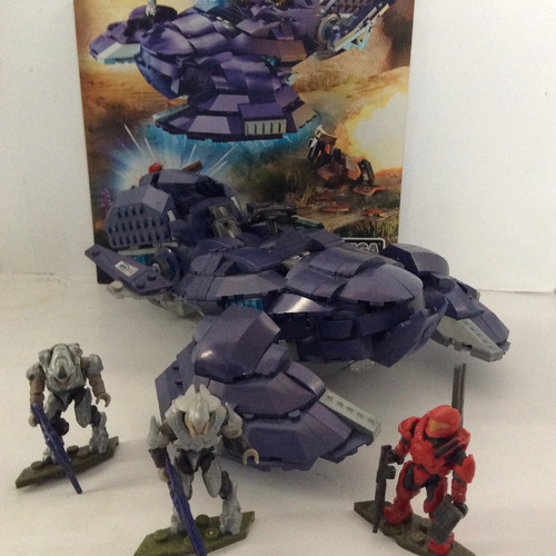 Mega Bloks Construx  Halo 5 Covenant Wraith Ambush Original