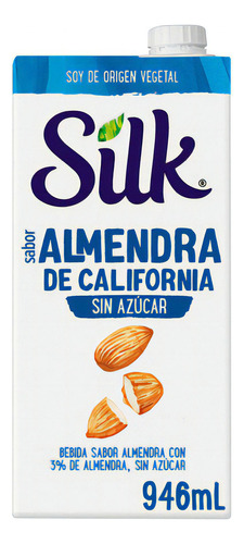 Bebida de Almendra California Silk Sin Azúcar 946ml