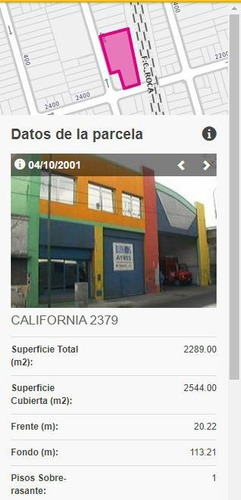 Galpón 2.544 M² C/ Salida A 2 Calles - Ideal Logística / Transporte - Barracas
