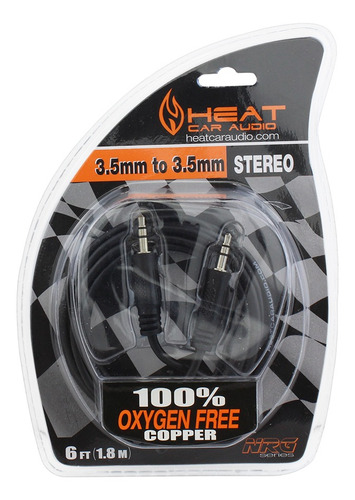 Cable Auxiliar De Audio 3.5 Mm A 3.5mm - 1.82 Mt