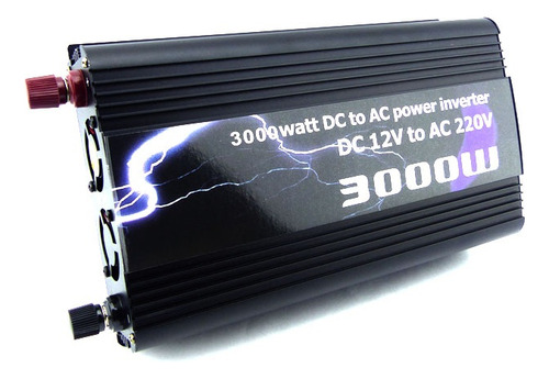Inversor De Voltaje 12-220 Volt Usb 3000 Watt Para Auto.