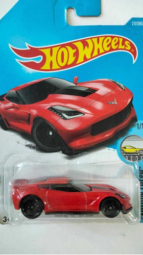 Hot Wheels Corvette C7 Z06 Aleron Deportivo Rojo 217/365