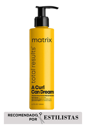 Gel Fijador Ligero Matrix A Curl Can Dream Para Rizos 200 Ml