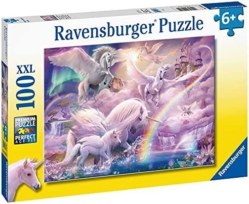 Ravensburger Pegasus Unicorns Puzzle Xxl De 100 Piezas Para
