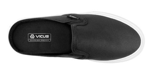 Zapatilla Vicus Mule Lona Negro