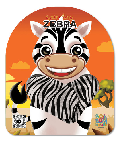 Cante E Conte: Zebra, De Bruin Jiba. Editorial Bom Bom Book's, Tapa Dura, Edición 1 En Português, 2022